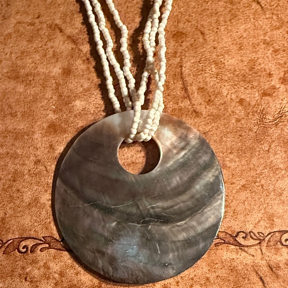Abalone Shell Necklace - Picture 7 of 12